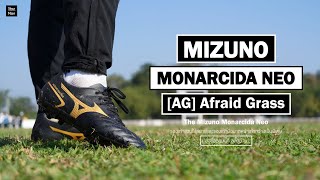 Test amp Preview Mizuno Monarcida AG Football Boots  รองเท้าฟุตบอล สีดำแถบสีทอง  สตั๊ดน่าน [upl. by Cairistiona911]