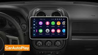 TX120L 101quot Rotatable QLED Screen Double Din Android 12 Octacore Car Stereo with 4G LTE CarPlay [upl. by Aidyn]