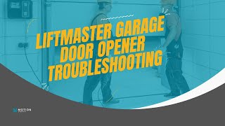 Liftmaster garage door opener troubleshooting [upl. by Maillil]