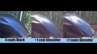 PlastiDip 1 vs 2 Coats of Glossifier [upl. by Nivlem]