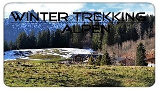 EXTREMES Wintertrekking durch die Alpen  Survival Micha [upl. by Weathers]