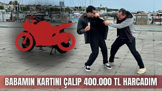 BABAMIN KARTINI ÇALIP MOTOR ALMAK [upl. by Andromache]