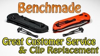 Benchmade Clip Replacement  Great Customer Service [upl. by Namajneb422]