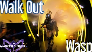 Wasp Walk Out  The Masked Singer USA Season 12 Ep 4 [upl. by Cordey277]