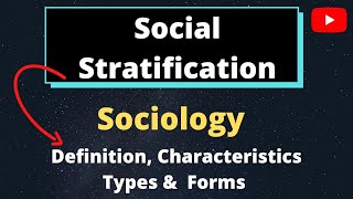 Social Stratification l Meaning Definition and Characteristics l Sociology for UPSC IAS Ugc Net l [upl. by Lasley898]