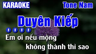 Duyên Kiếp Karaoke Tone Nam  Karaoke AK [upl. by Esac]