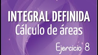 Integral definida  Cálculo de áreas Ej8 [upl. by Tlaw]