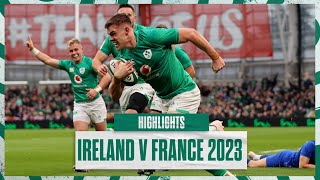 Highlights Ireland v France 2023 [upl. by Sirromaj]