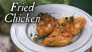 Fried Chicken In The 18th Century 300 Year Old Recipe [upl. by Ylrebmek]