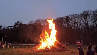 Osterfeuer in Wolgast am 300324 [upl. by Jb549]