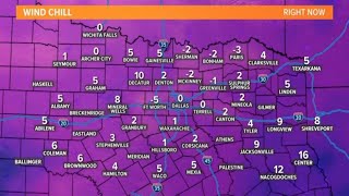 LIVE DFW RADAR Tracking freezing temps winter weather [upl. by Haramat]