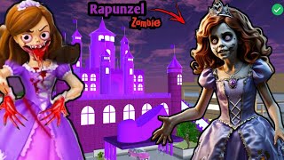 RAPUNZEL Zombie Girl haunted 😱  SAKURA School Simulator Horror Drama 👺 [upl. by Hamforrd]