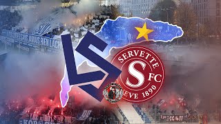 LAUSANNESPORT VS SERVETTE FC  DERBY DU LAC  031124  SwissUltrasTradition [upl. by Laurel]