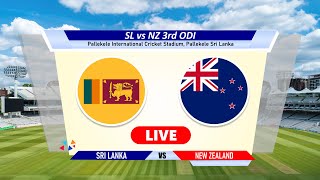 🔴Sl vs Nz Live  3rd ODI  Sri Lanka vs New Zealand Live Cricket Match Today Score amp Commentary [upl. by Ferd]