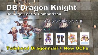 BB iRO DB Dragon Knight  Damage Comparison quotFeat Twinhead Dragonmail  New OCPs  IRO Chaos [upl. by Notloc616]