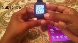 U8 Smart Watch connecting to Android phones and IPhone [upl. by Euqinwahs]