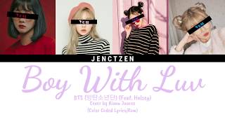 YOUR GIRL GROUP 4 Members Boy With Luv Girl Cover Color Coded ROM Cover by Aiana Juarez [upl. by Arbmik26]