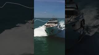 Luxury Flybridge Yachts  Ferretti Yachts 1000 cruising through spectacular Venice  Ferretti Group [upl. by Esirahc]