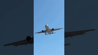 Allegiant Air Airbus 319 landing at Las Vegas N318NV shorts planespotting [upl. by Gnagflow]