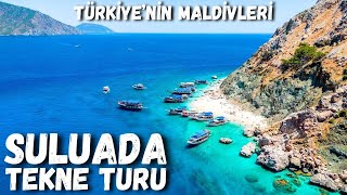 Suluada Tekne Turu  Türkiyenin Maldivleri  Adrasan Suluada Boat Tour  Antalya Adrasan Turkey [upl. by Adrahs]