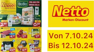 NETTO Angebote Prospekt Werbung Rabatte Gültig von 71024 bis 121024​⁠Werbungde [upl. by Fattal]