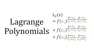 Lagrange Polynomials [upl. by Akired628]