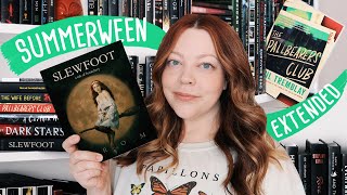 Vlog  Reading the Best of Summerween Books [upl. by Idnil]