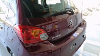 Mitsubishi Mirage Hatchback Glx 2019 model walk around view [upl. by Ellehsyt725]