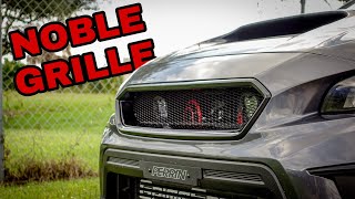 Noble CS Front Grille Install 1821 WRXSTI [upl. by Zailer]