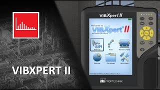 Collecte de données et analyse vibratoire avec le VIBXPERT II de PRÜFTECHNIK [upl. by Hannahoj428]