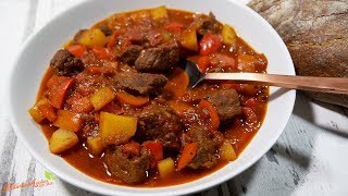 Gulasch Suppe  Rezept und Anleitung  Natürlich Lecker [upl. by Berkshire]