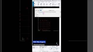 How to Import PDF File in Tekla Structure  Steel Detailing  teklastructures [upl. by Ardnuasal]