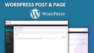 WordPress Post and WordPress Page Indepth understanding [upl. by Montano91]