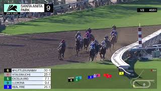 Vitalera triunfó en un Allowance en Santa Anita Park [upl. by Bratton]