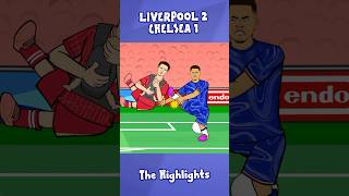 Liverpool vs Chelsea in 40 seconds⏱️ liverpool chelsea football [upl. by Auguste545]