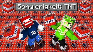 ich habe eine GANZE MINECRAFT WELT in TNT VERWANDELT geht schief [upl. by Eillas617]