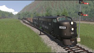 Railroader  LMR 501  502 parten de Nantahala [upl. by Larcher]