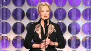 Meryl Streep  Golden Globe Best Actress Speech 2012  Iron Lady [upl. by Nael]