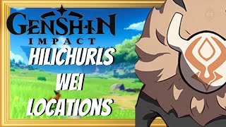 All Unusual Hilichurls Locations in Genshin Impact  Hilichurls Wei Achievement [upl. by Crispa]