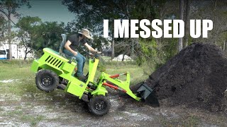 I Bought A Cheap ELECTRIC Tractor From China Big Mistake [upl. by Dido744]