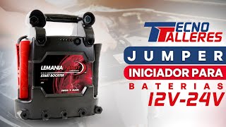 Jumper Iniciador de Baterías 12V24V I Lemania energy I Tecnotalleres [upl. by Nylssej]