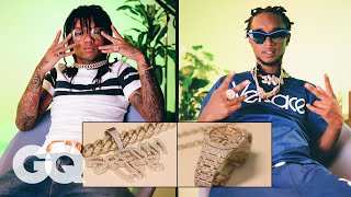 Rae Sremmurd Show Off Their Insane Jewelry Collections  On the Rocks  GQ [upl. by Gerty]