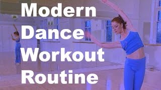 Modern Dance Workout Routine and Exercise for beginners [upl. by Baskett]