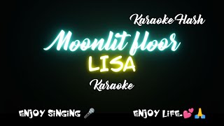 Moonlit floor  LISA Karaoke version Karaoke with Lyrics [upl. by Nodal]