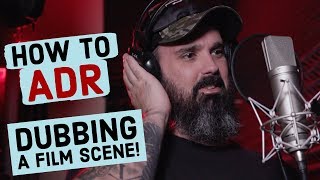 How to ADR a Film Automated Dialogue Replacement Tutorial amp Dubbing Recording for Movies [upl. by Nehgem425]