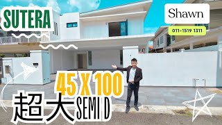 Sutera五福城45x100 超大Semi D，比市价便宜，装修完成一半，全新还没住过人。 [upl. by Schweiker]