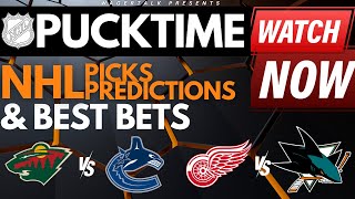 NHL Predictions Picks amp Odds  Hurricanes vs Flames  Wild vs Canucks  PuckTime Dec 7 [upl. by Stockwell66]