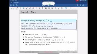 Estimation2102523Lecture24 Convergence in probability [upl. by Renny415]