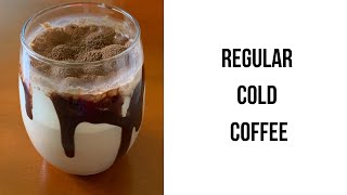 रेगुलर कोल्ड कॉफी रेसिपी  Restaurant style Regular Cold Coffee  Paripurna Kitchen [upl. by Annoed]