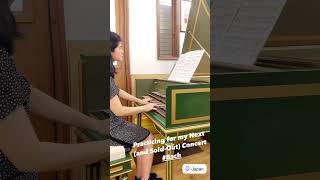 Bach Chaconne transcribed for solo harpsichord bach harpsichord チェンバロ [upl. by Ahsiek]